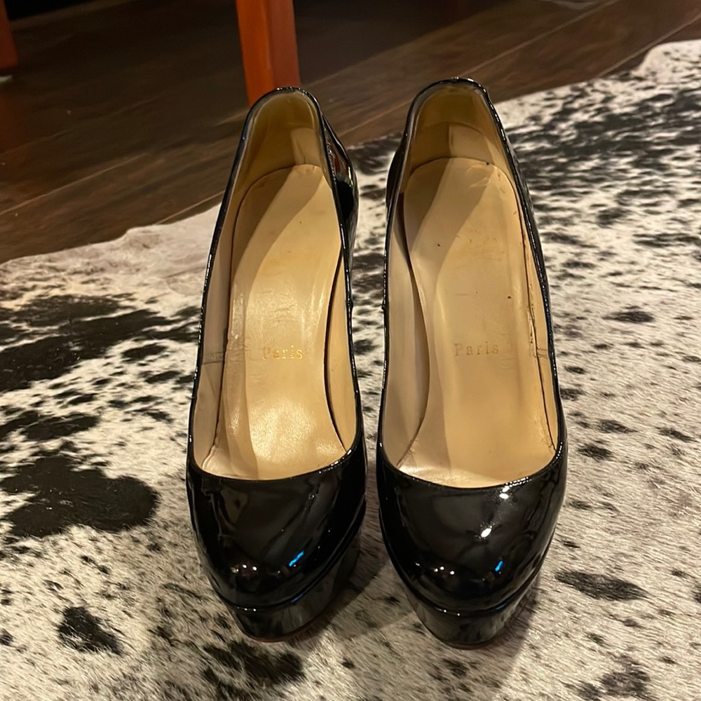 Authentic Christian Louboutin Bianca Platform heels
